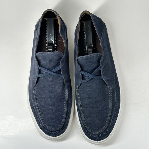 Peter Millar Shoes Men’s Size 13 M Blue Breeze Canvas Slip On Casual Footwear - Picture 4 of 15